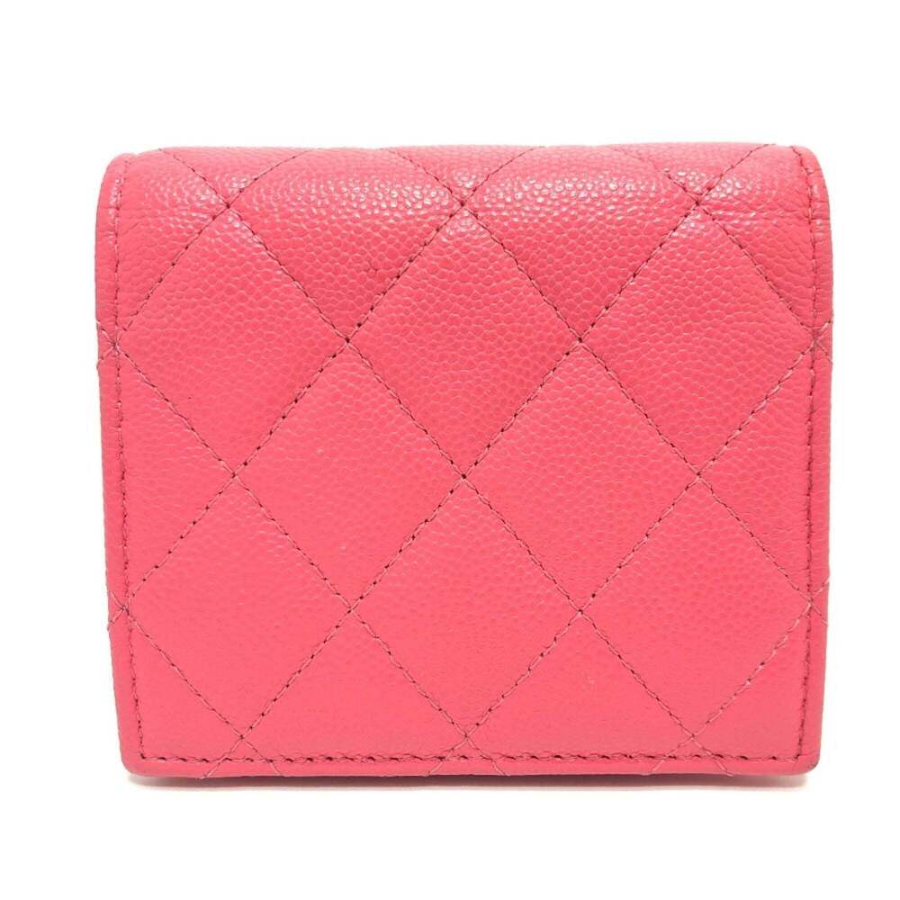 CHANEL Authentic Pink Caviar Leather Wallet - Picture 2 of 13